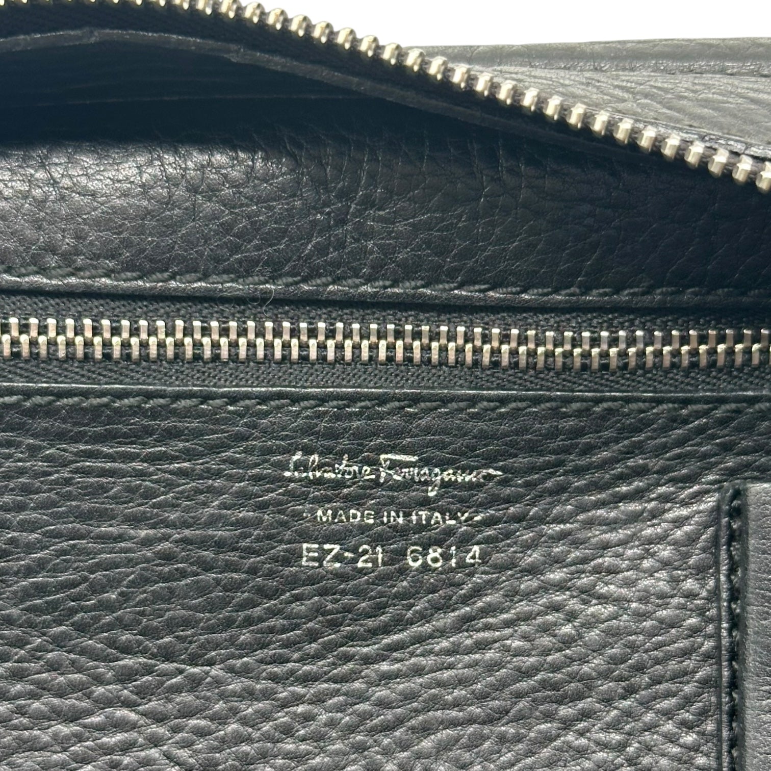 Salvatore Ferragamo Black & Green Shearling Shoulder Bag - Outfit Repeater