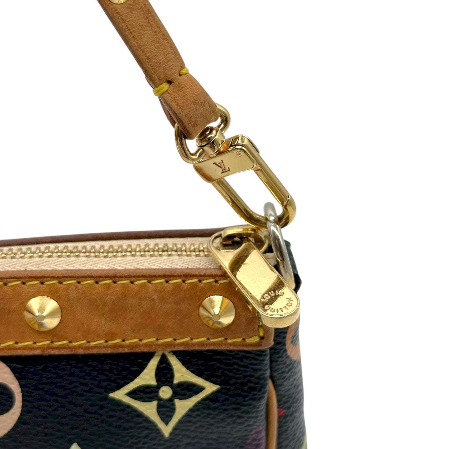 Louis Vuitton Black Multicolor Murakami Pochette Bag - Outfit Repeater