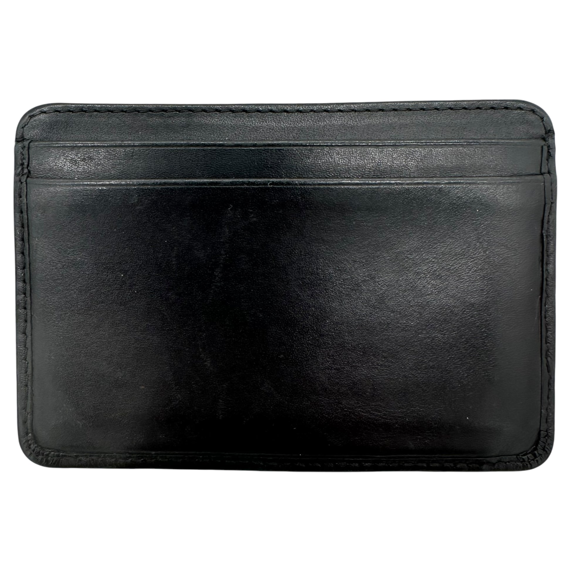 Chanel Black Quilted Leather Card Holder