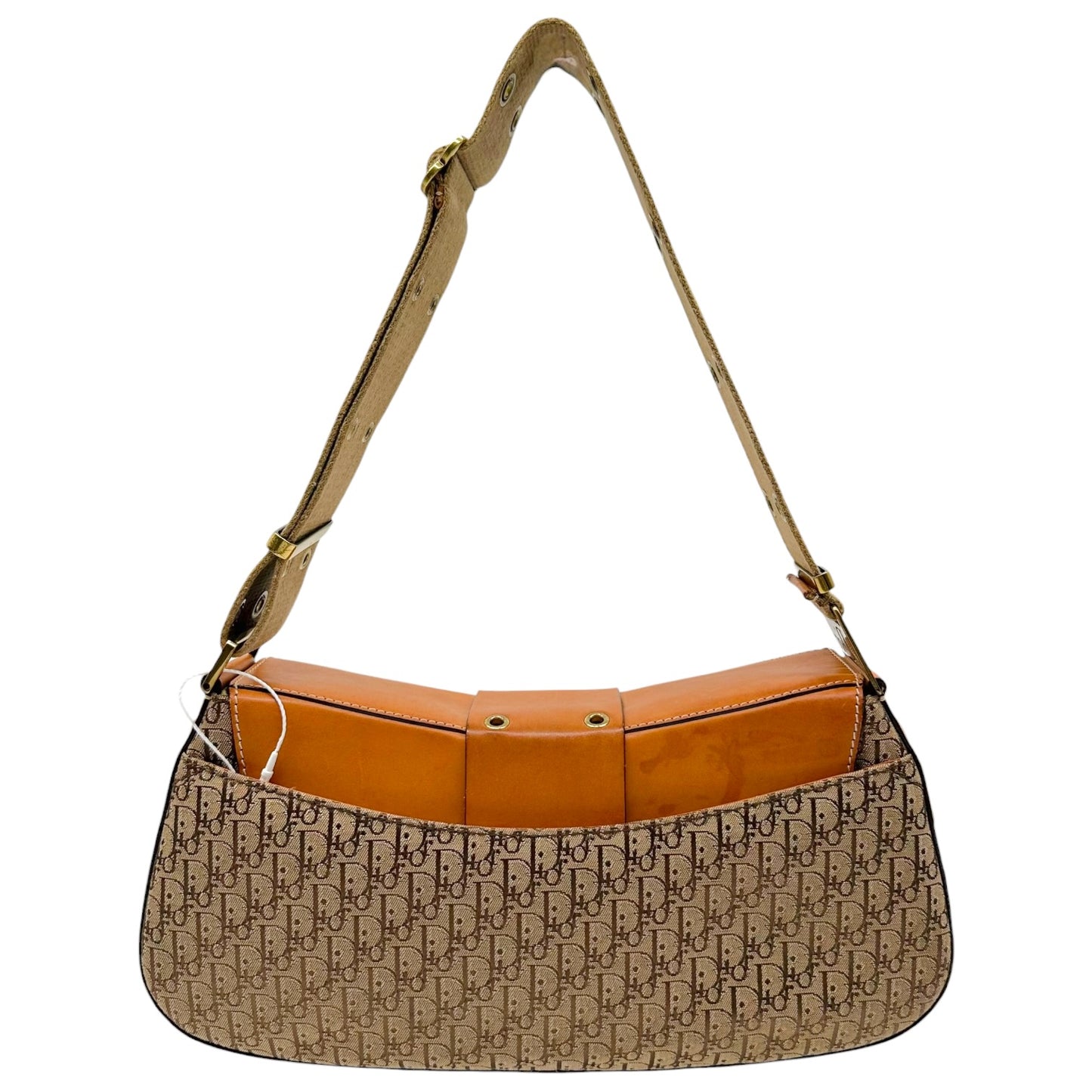 Christian Dior Trotter Monogram Tan Columbus Bag