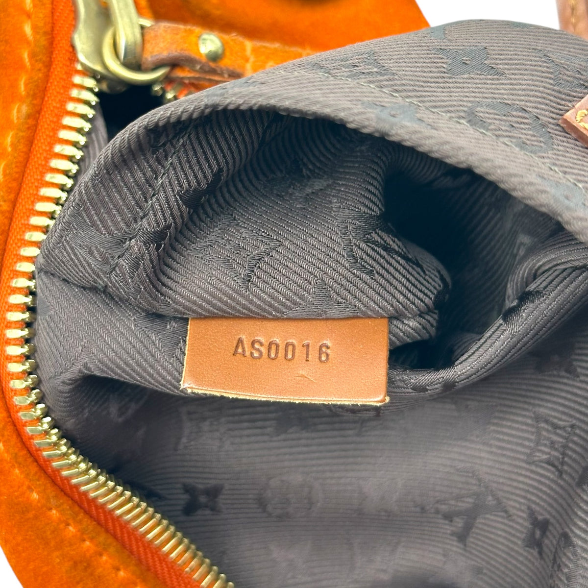 Louis Vuitton Shoulder Bag Burnt Orange Suede Perforated