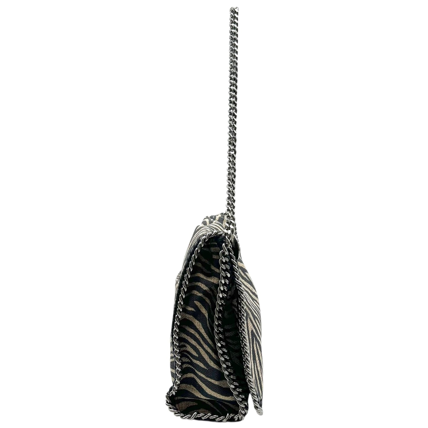 Stella McCartney Zebra Print Canvas Falabella Bag