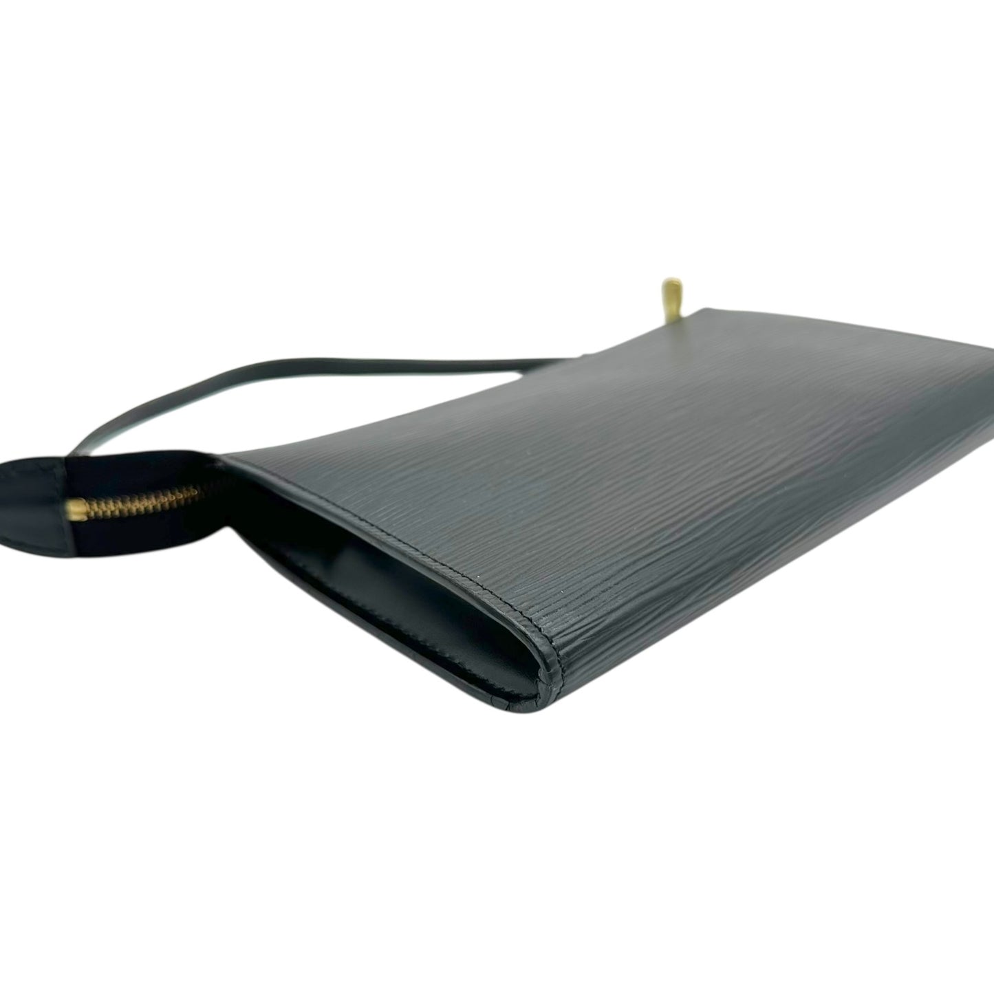 Louis Vuitton Black Epi Leather Pochette Mini Bag