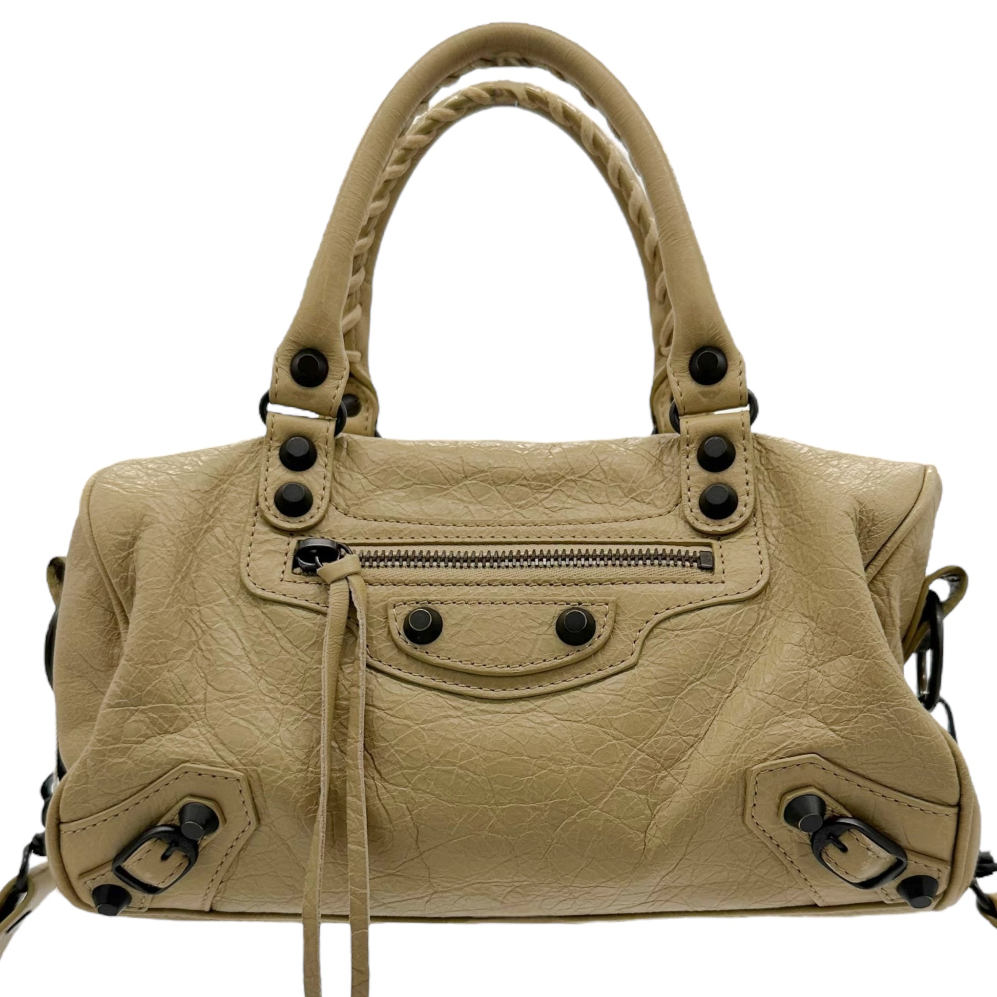 Balenciaga Beige Mini City Bag - Outfit Repeater