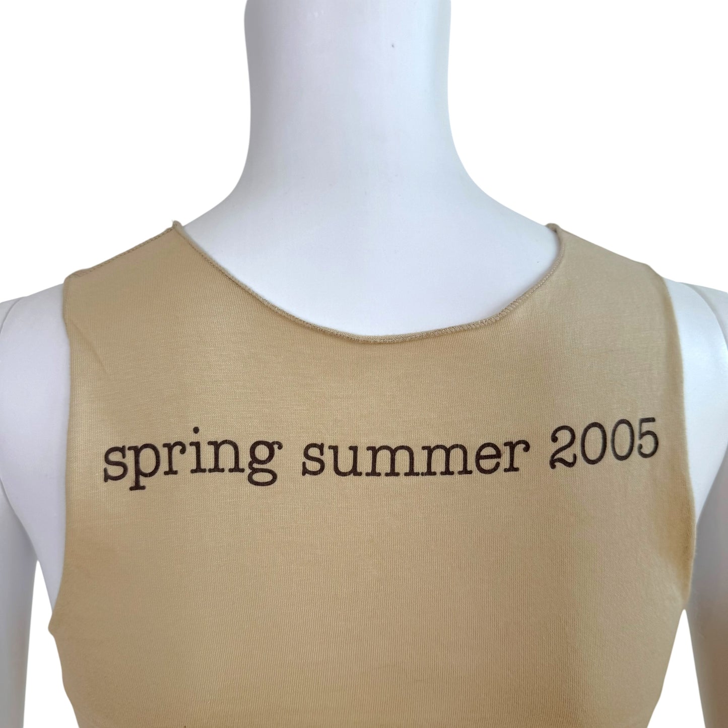 Lucien Pellat-Finet Beige Leopard Marijuana Leaf Tank