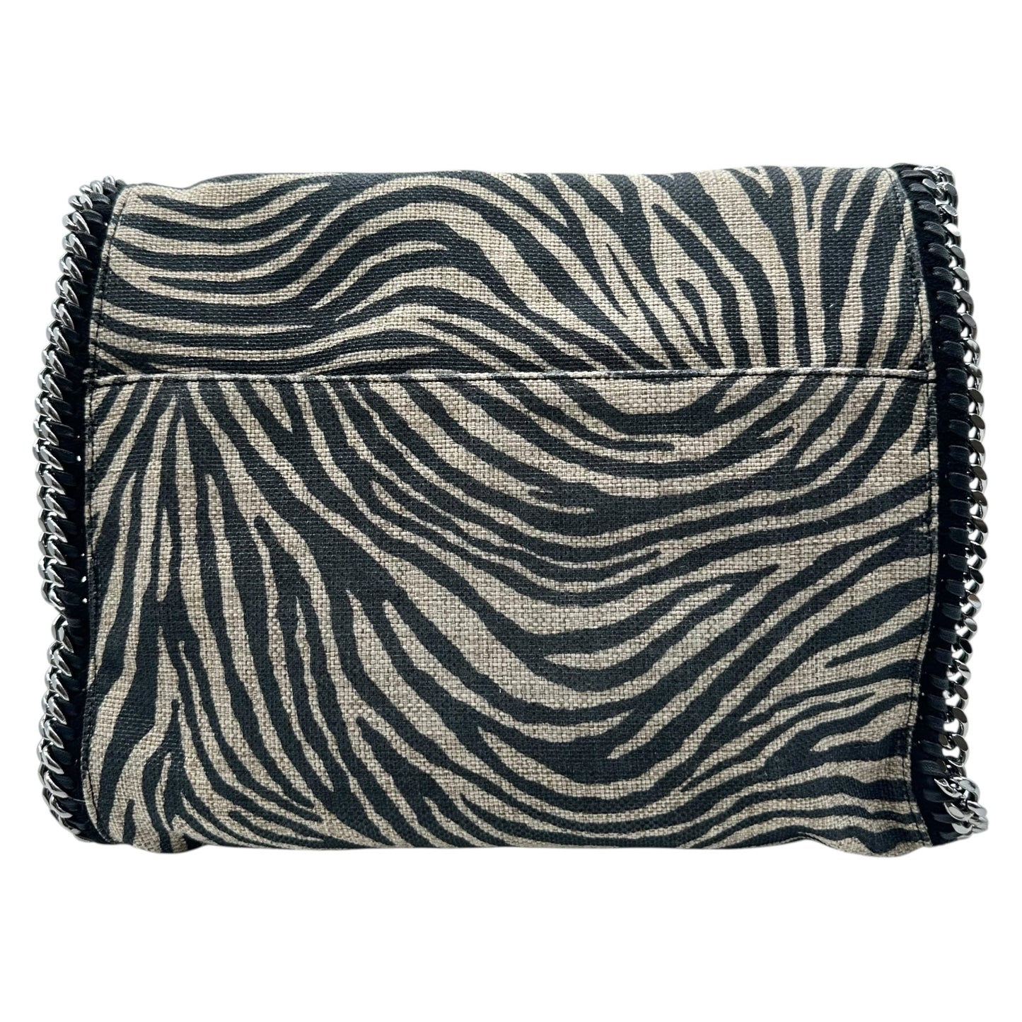 Stella McCartney Zebra Print Canvas Falabella Bag