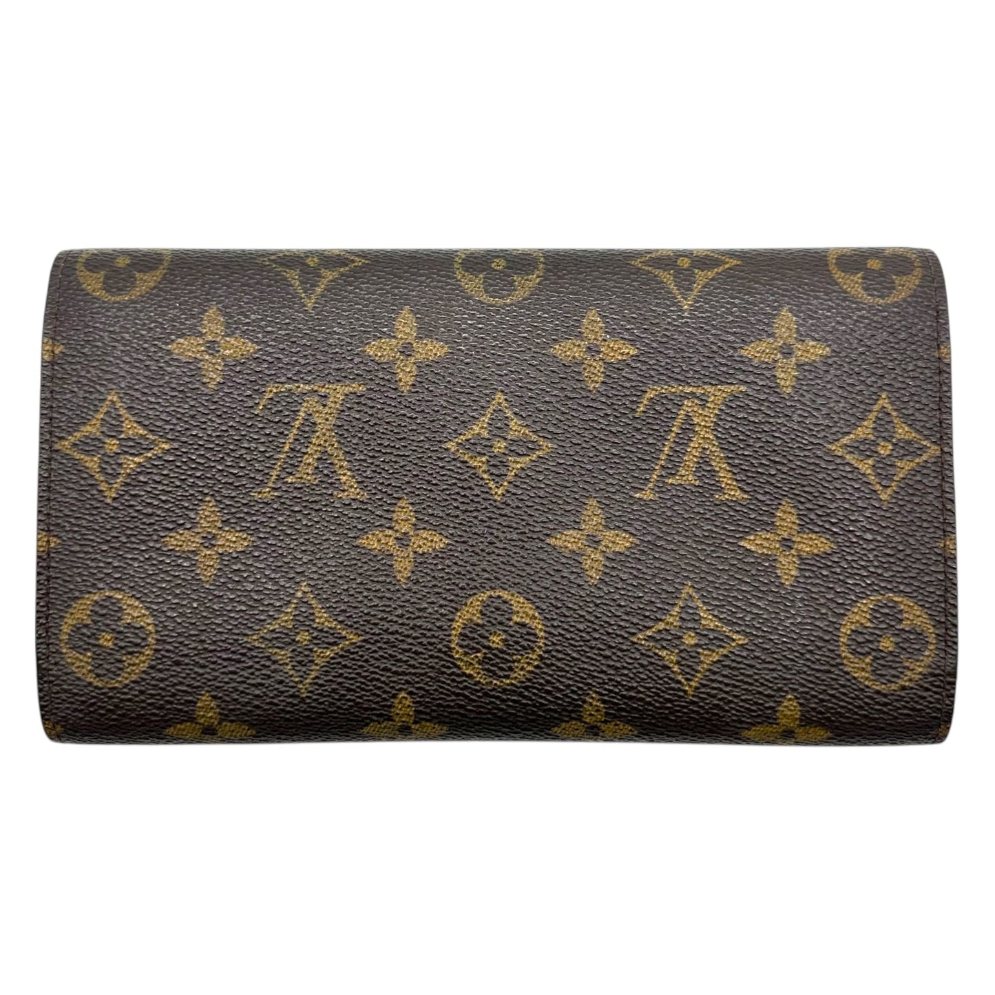 Louis Vuitton Classic Monogram Sarah Snap Long Wallet