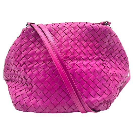 Bottega Veneta Purple Intrecciato Leather Shoulder Bag
