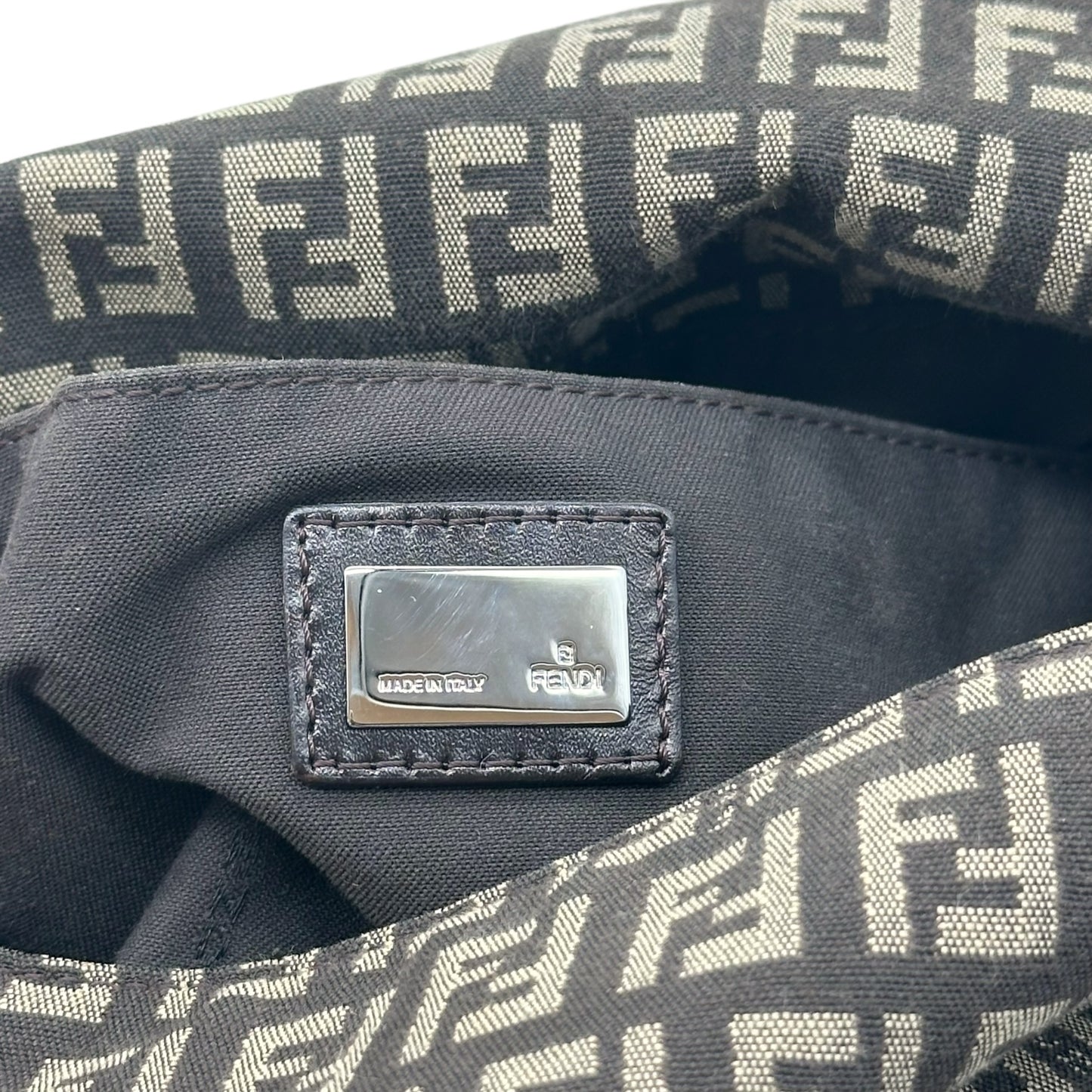 Fendi Brown Zucchino Monogram Oversized Crossbody Bag - Outfit Repeater