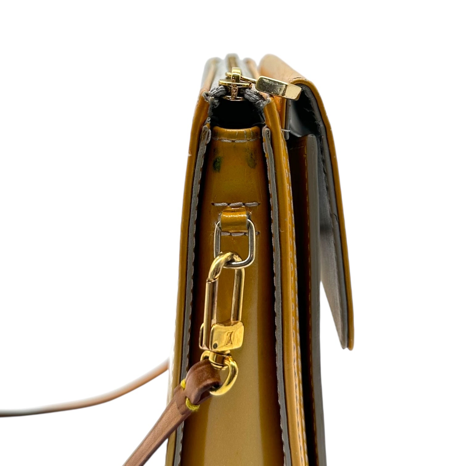 Louis Vuitton Yellow Vernis Mini Bag - Outfit Repeater