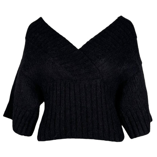 Dolce & Gabbana Black Alpaca 'Kimono' Knit