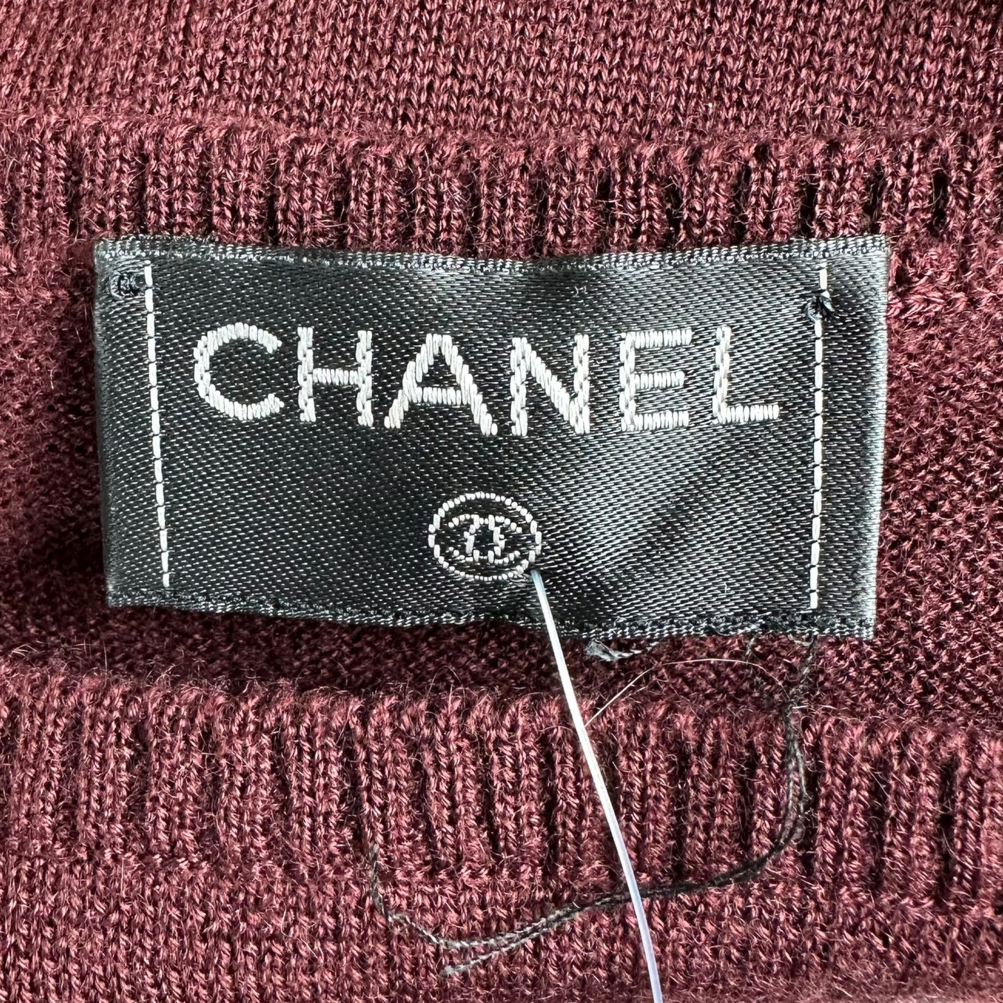 Chanel Burgundy Cashmere & Silk Knit Tank - Outfit Repeater