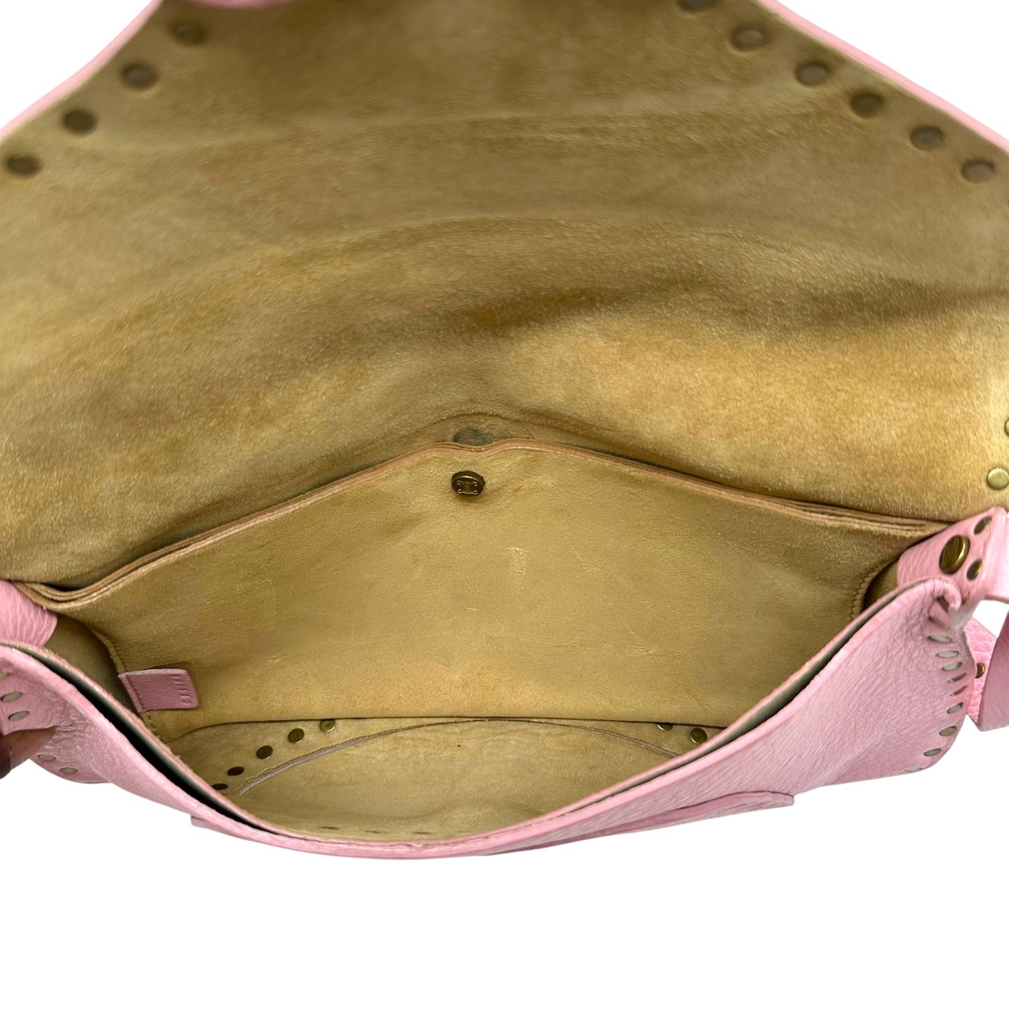 Celine Light Pink Studded Poulbot Bag