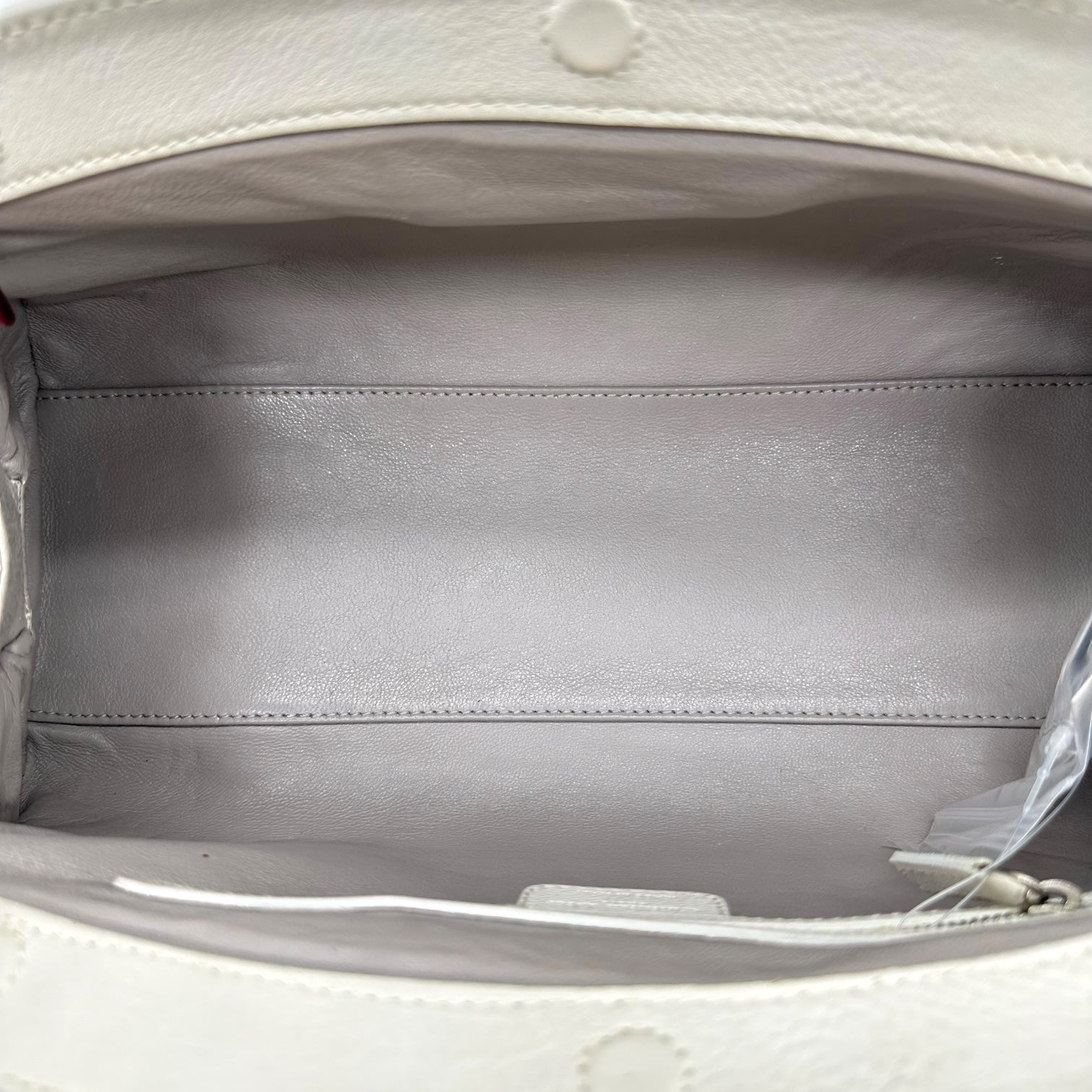 Christian Dior White Leather Small Bowler Bag - Outfit Repeater