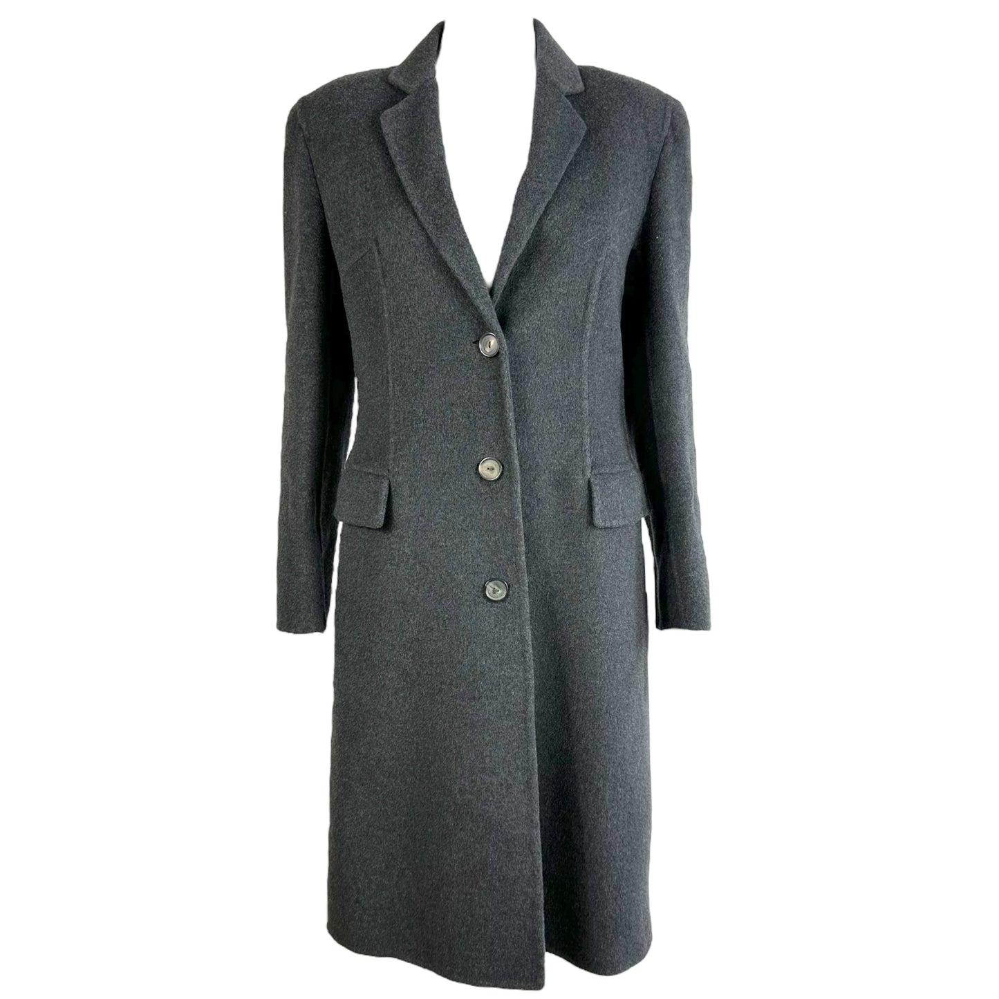 Gucci F/W 1997 Gray Mohair & Cashmere Trench Coat