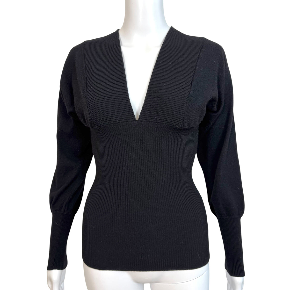 Dolce & Gabbana Black Knit Longsleeve Sweater