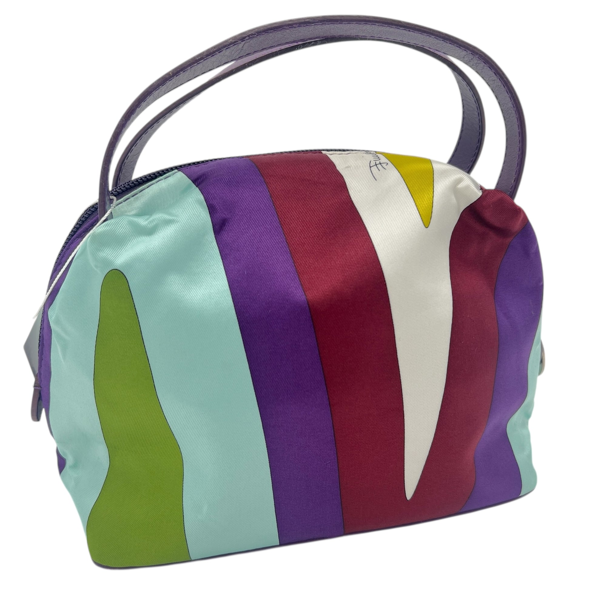 Emilio Pucci A/W 2004 Multicolor Silk Pochette Bag - Outfit Repeater