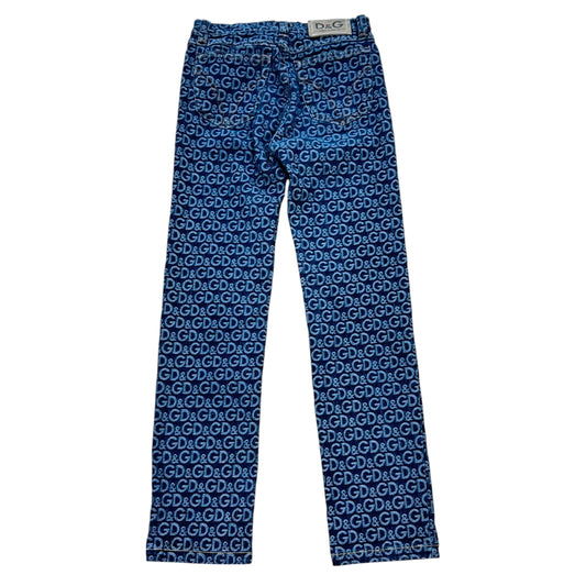 D&G Dolce & Gabbana Blue Logo Jeans
