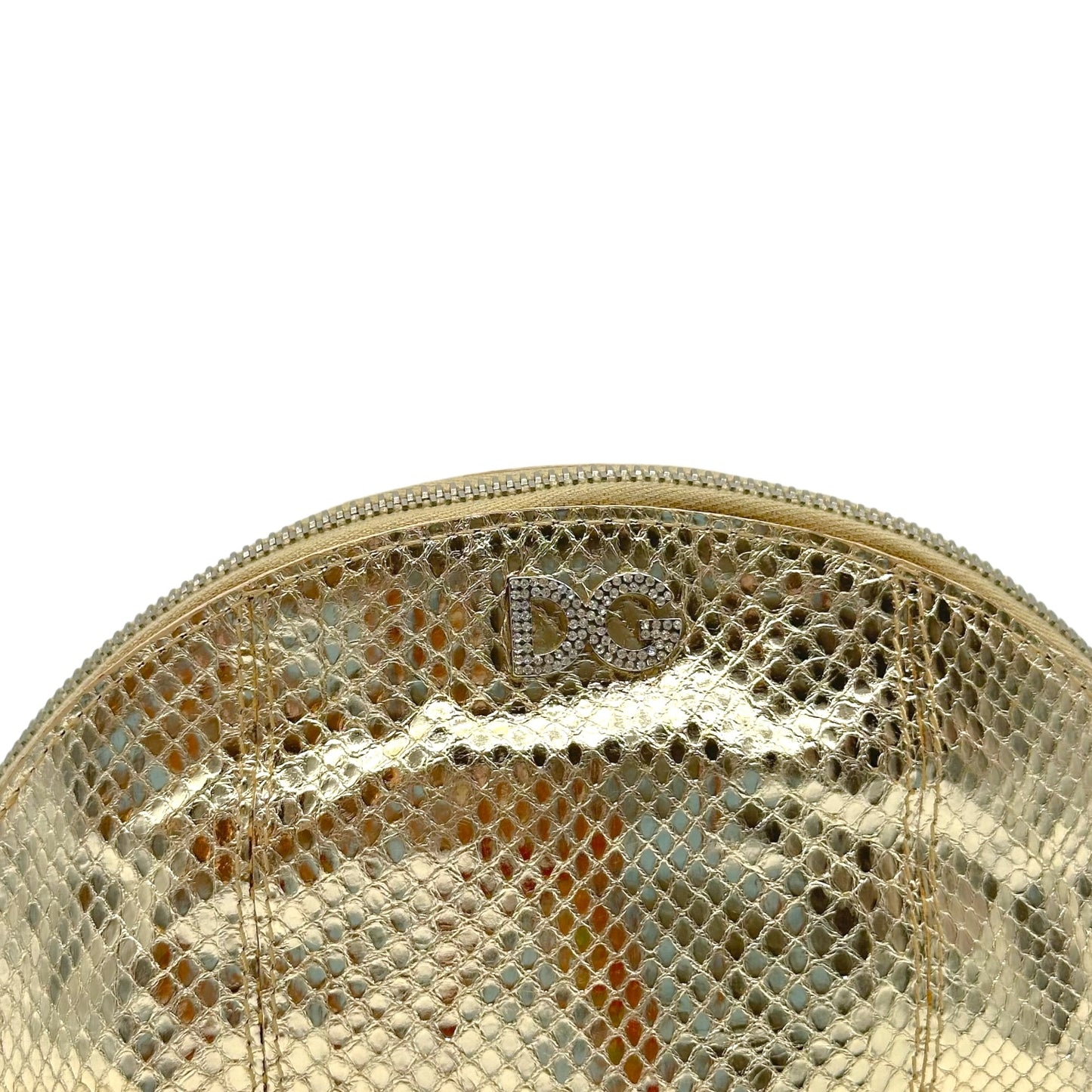 Dolce & Gabbana Gold Python Cosmetic Pouch
