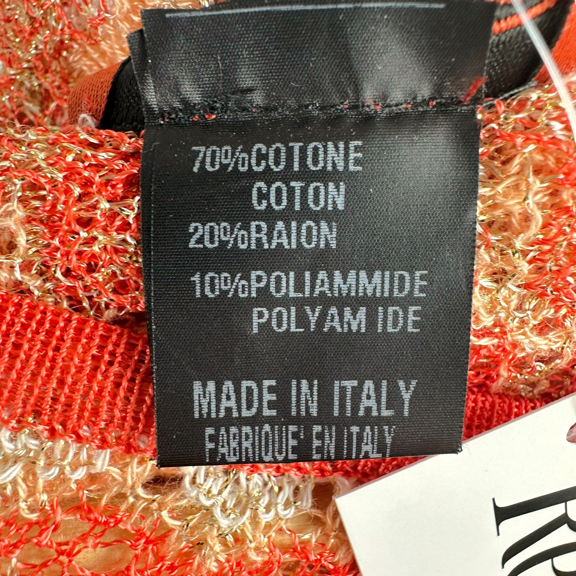 Missoni Orange Chevron Knit Poncho - Outfit Repeater