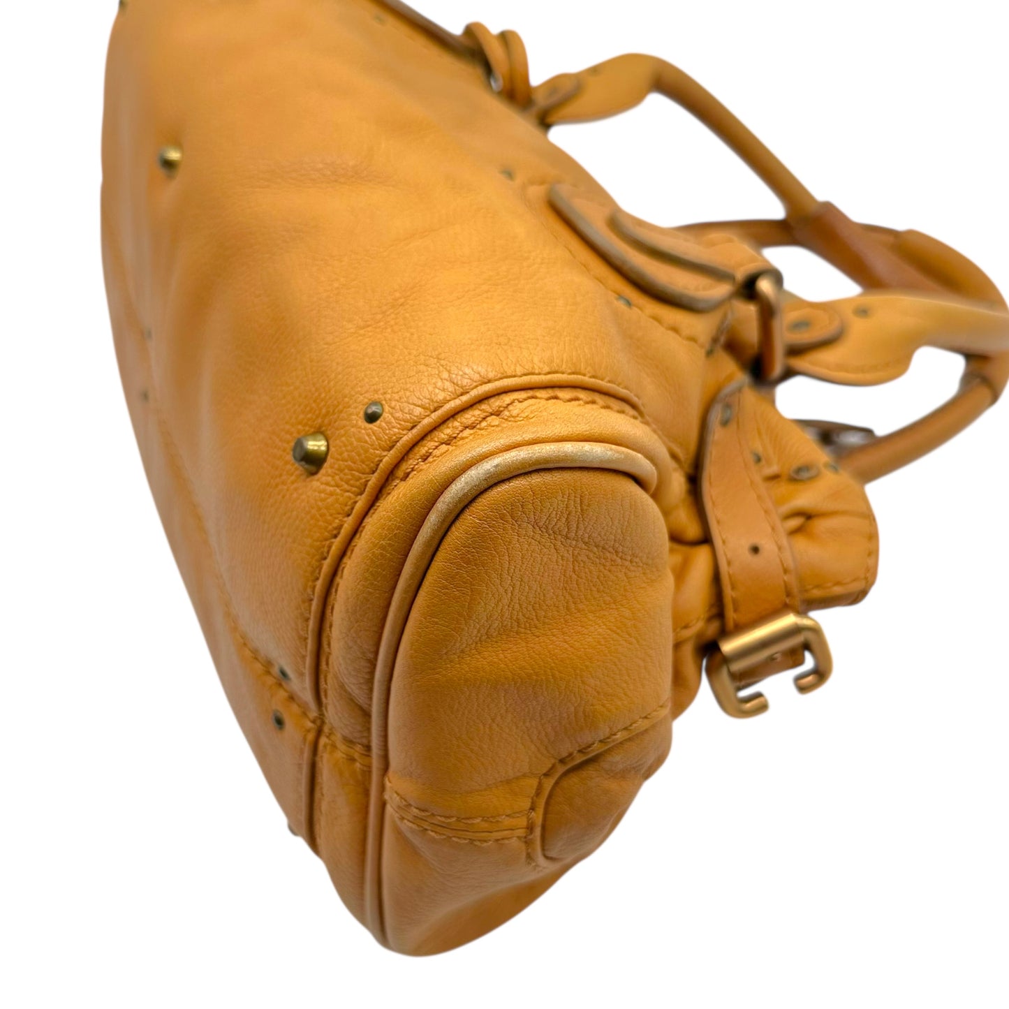 Chloe Cognac Leather Paddington Bag