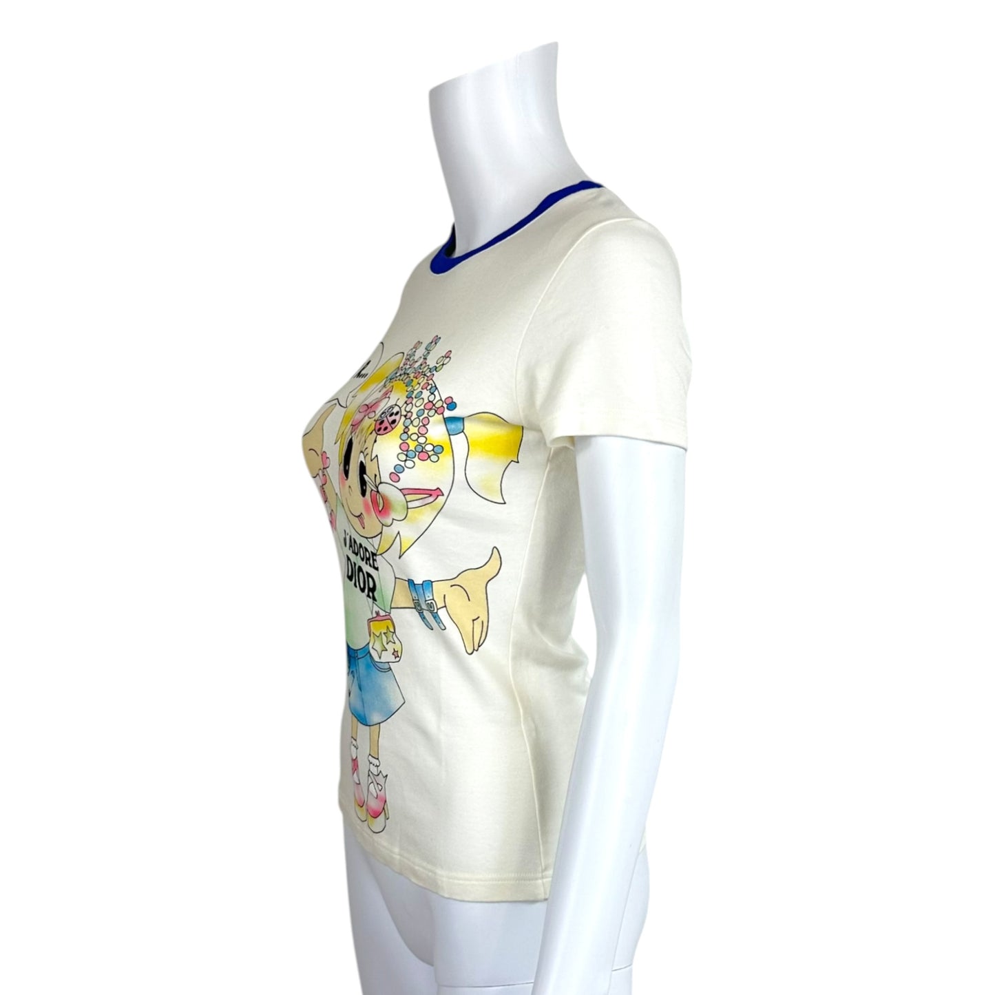 Christian Dior S/S 2005 Multicolor Cartoon Graphic T-Shirt