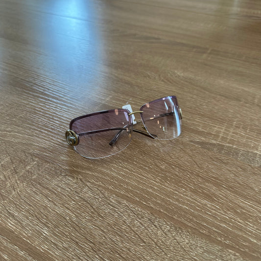 Gucci 2782 Pink Logo Lens Gradient Sunglasses - Outfit Repeater