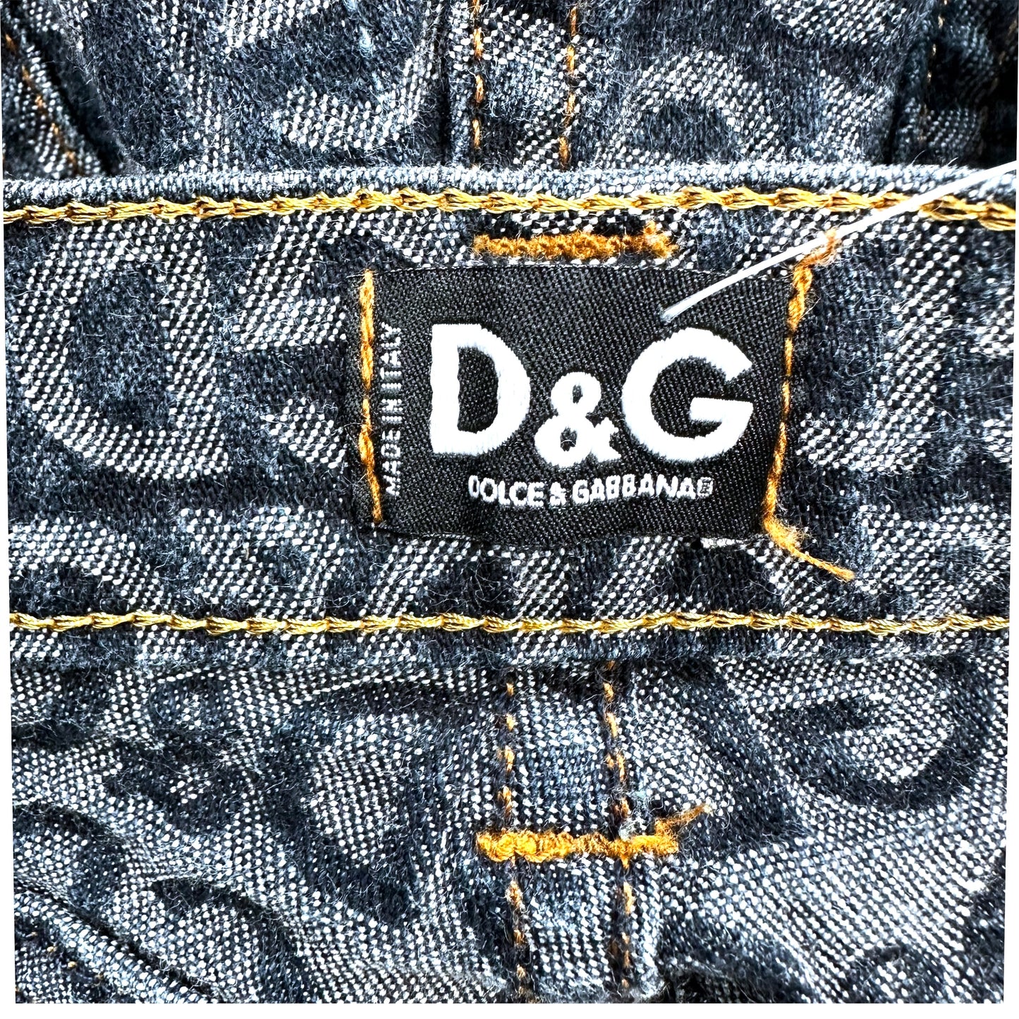 D&G Dolce & Gabbana Blue Logo Jeans