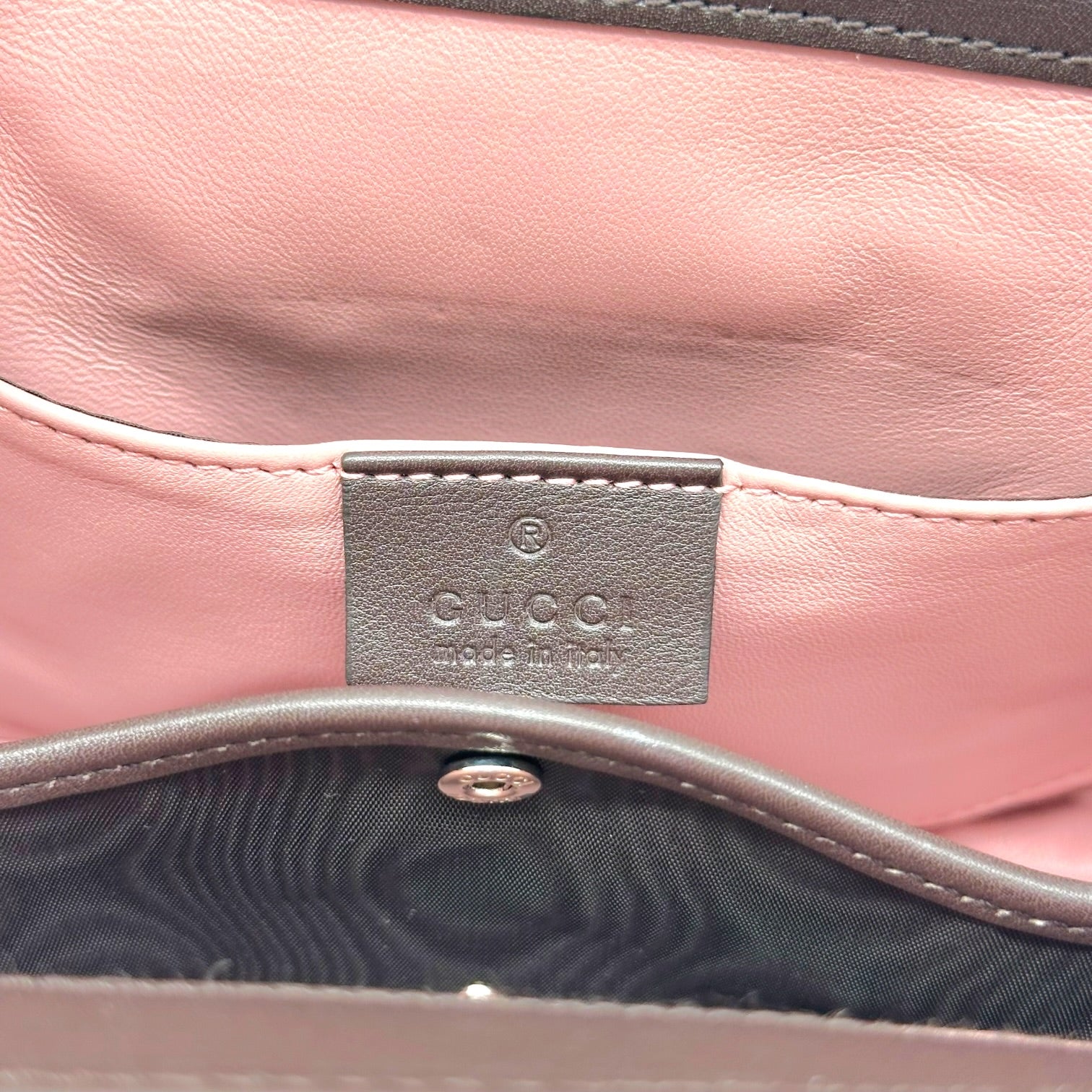 Gucci Python Bamboo Top Handle Lady Lock Bag