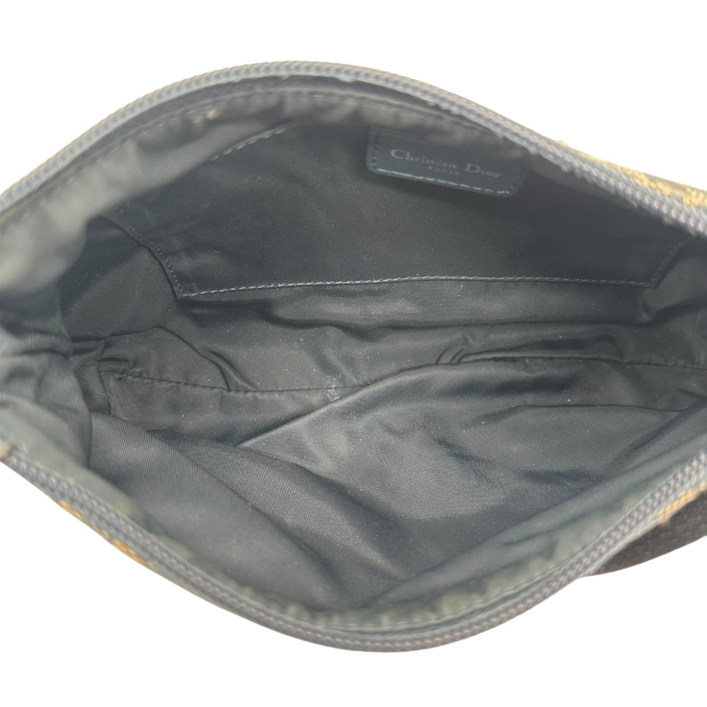 Christian Dior Navy Blue Trotter Monogram Shoulder Pochette Bag - Outfit Repeater