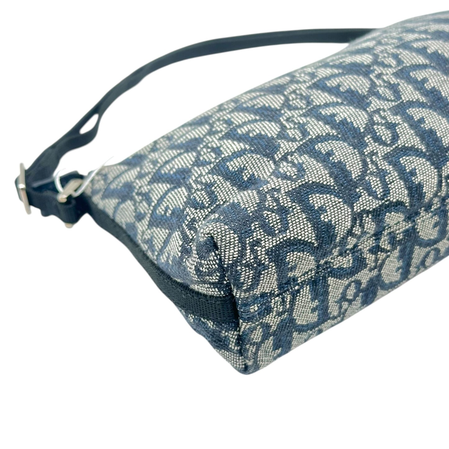 Christian Dior Navy Blue Trotter Monogram Shoulder Bag