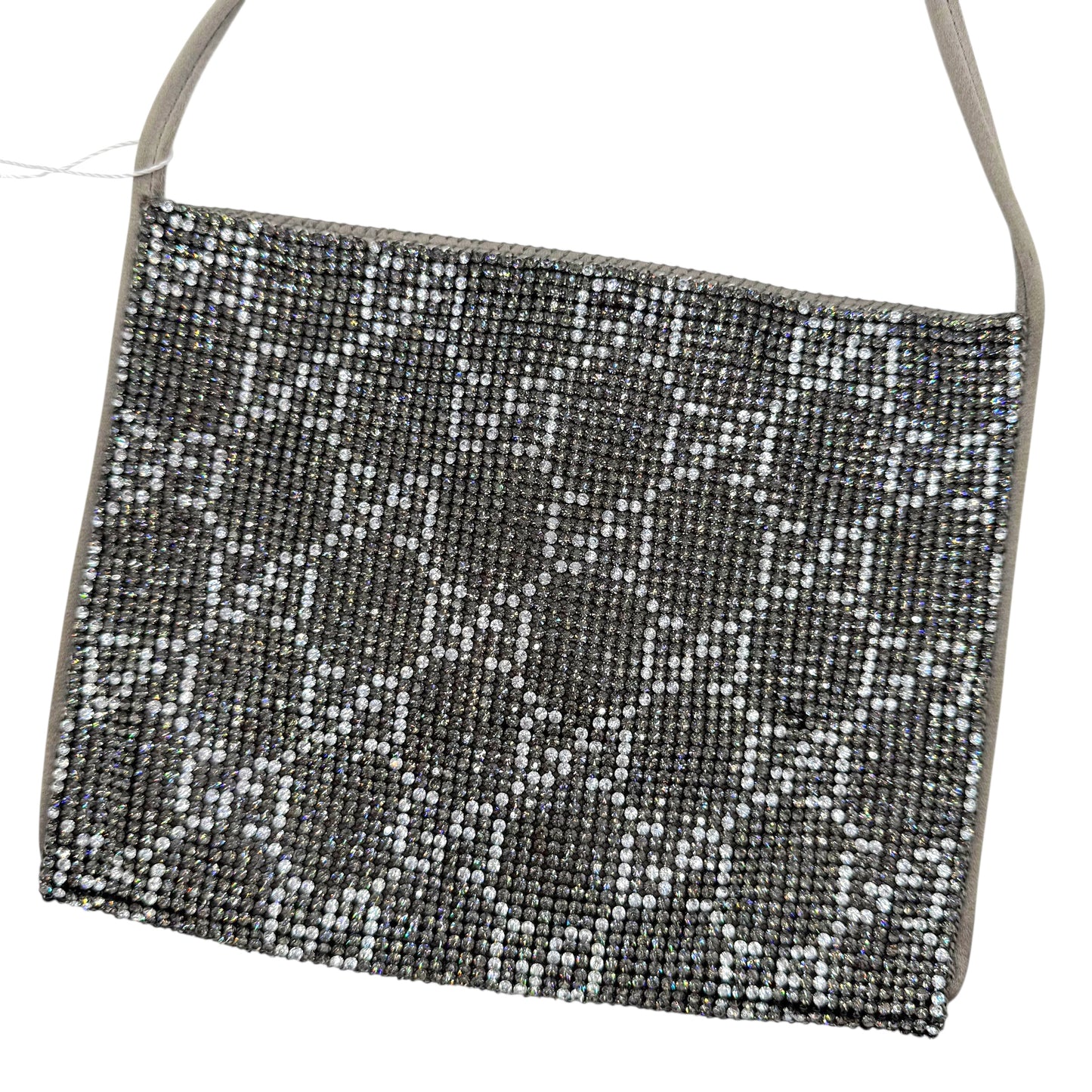 Gucci by Tom Ford S/S 1998 Silver Crystal & Silk Guccissima Mini Bag RARE - Outfit Repeater