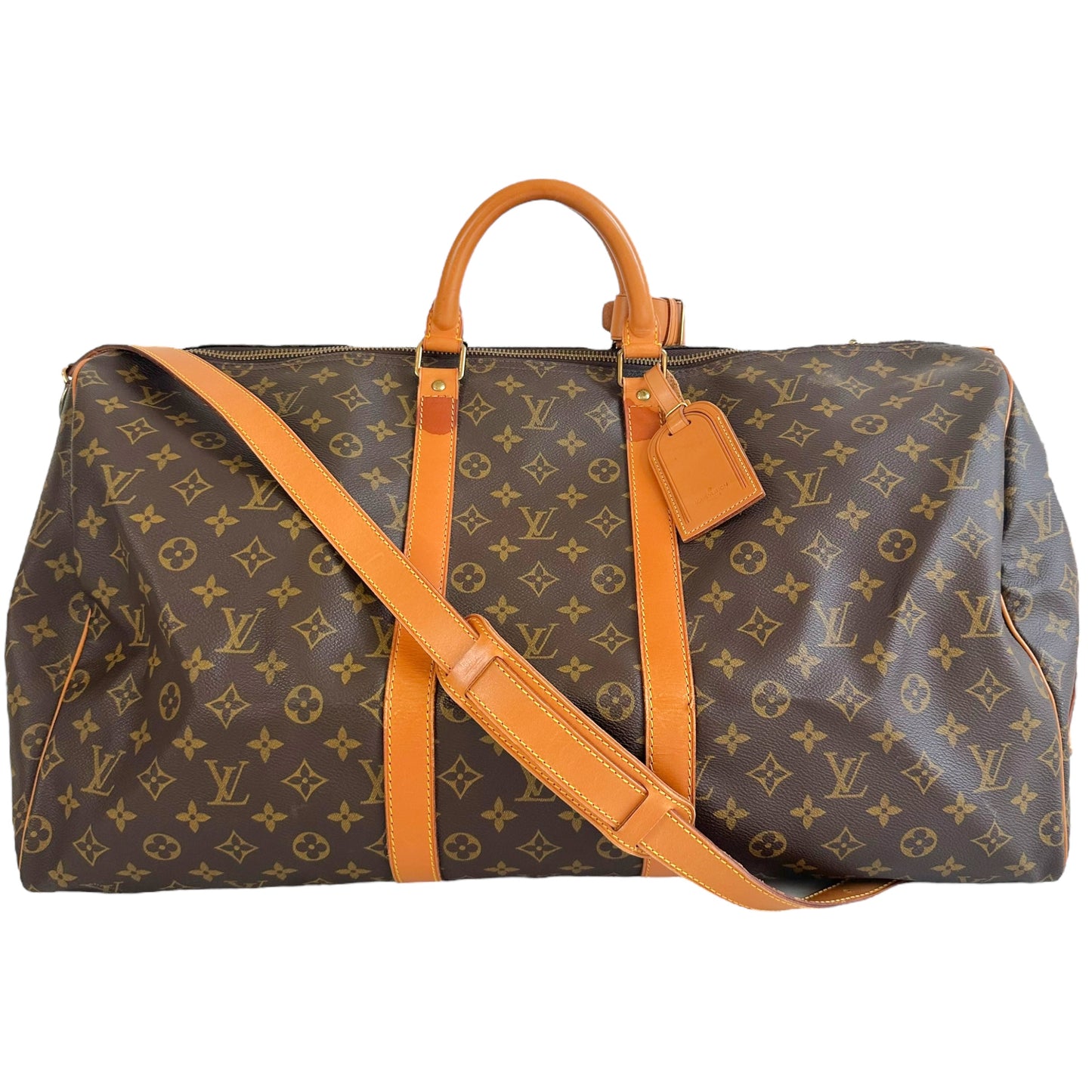 Louis Vuitton Monogram Bandouliere 55 Duffle Bag - Outfit Repeater