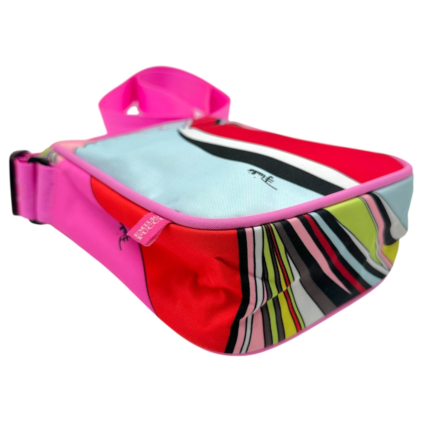 Emilio Pucci Multicolor Printed Crossbody Sport Bag