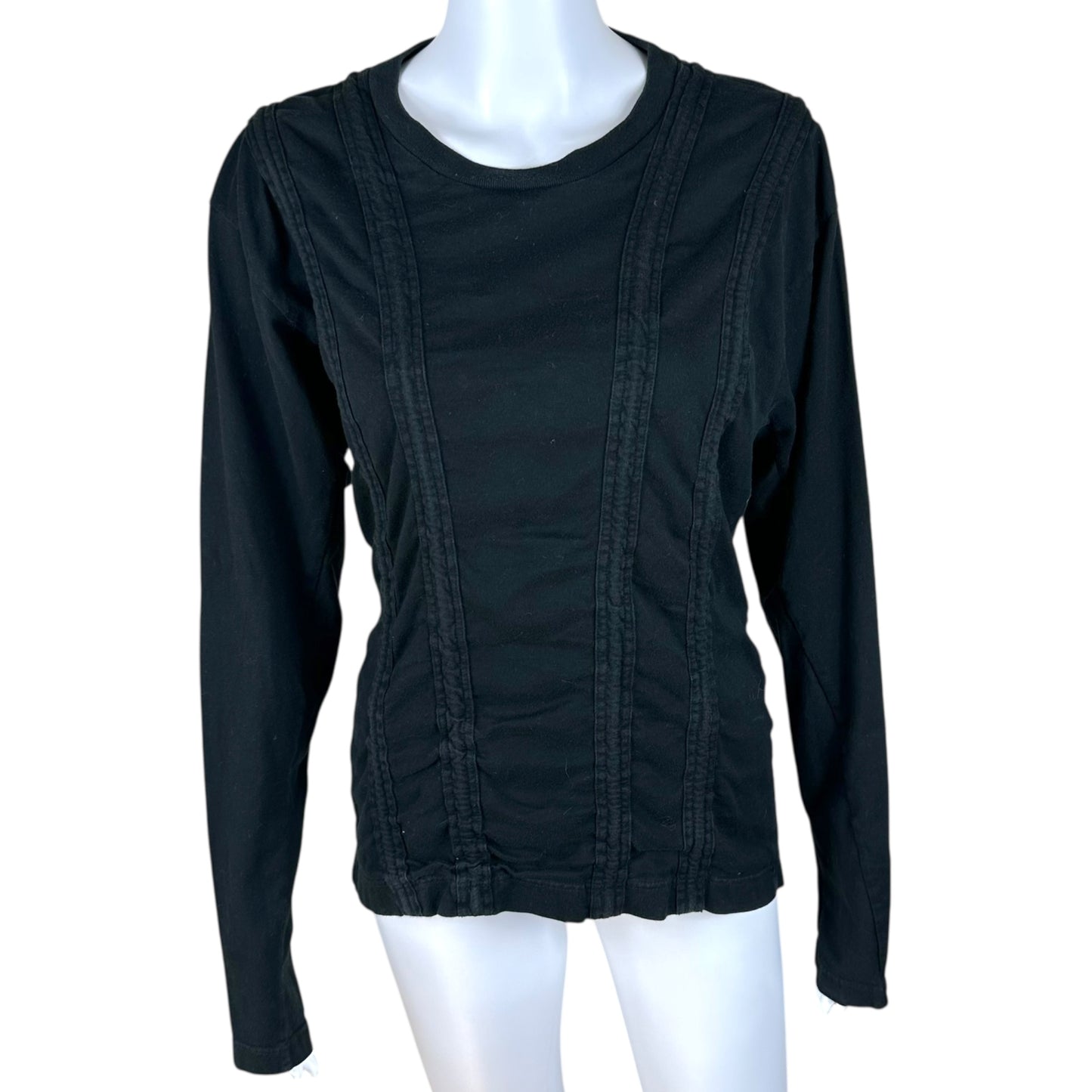 Helmut Lang Black Cut & Sew Long Sleeve T-Shirt