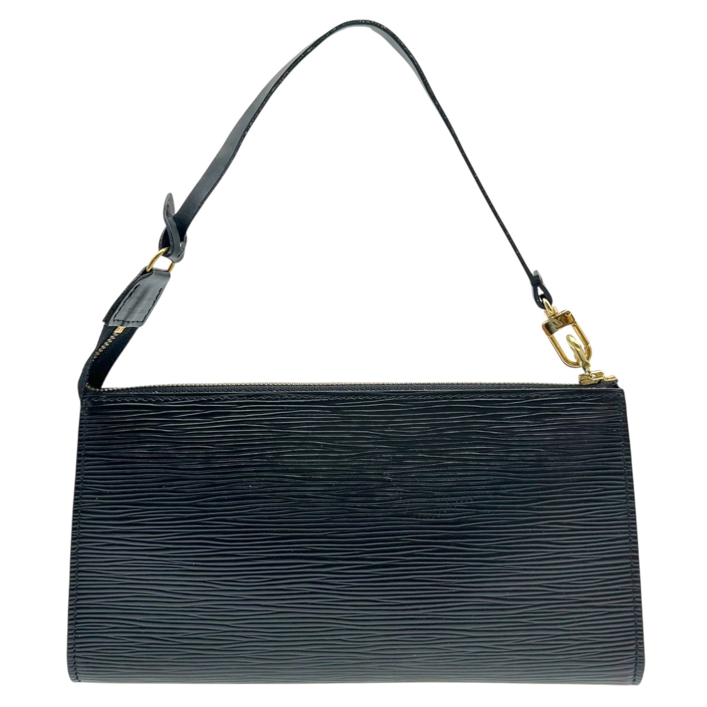 Louis Vuitton Black Epi Leather Pochette Mini Bag