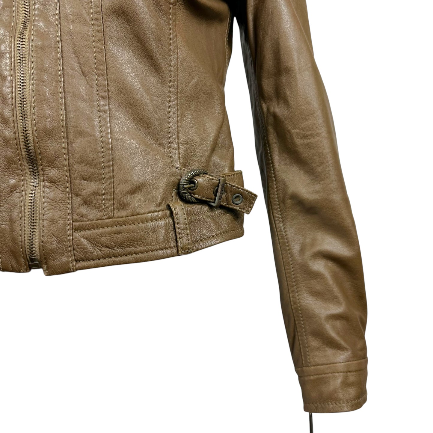 Just Cavalli by Roberto Cavalli Brown Leather Jacket