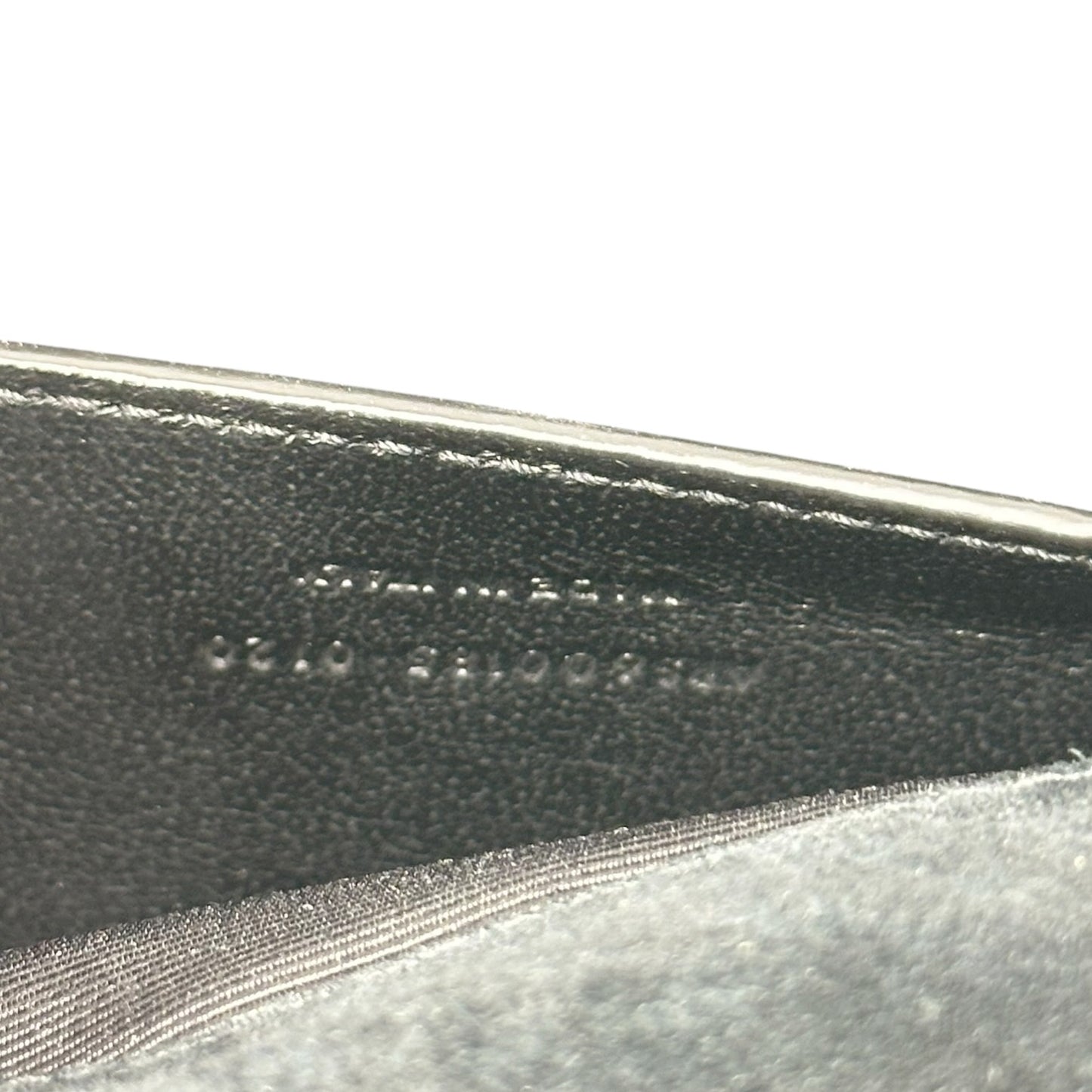 Saint Laurent Black Quilted Suede Shoulder Bag