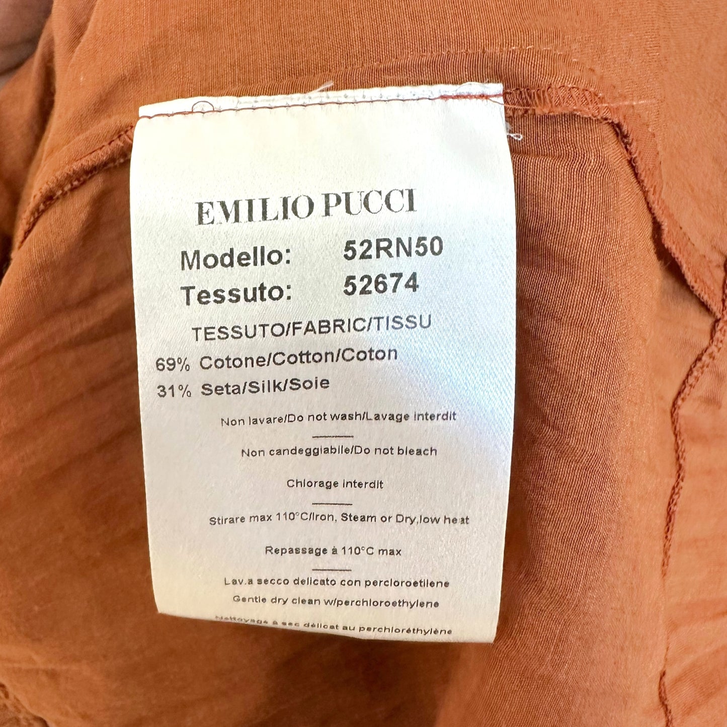 Emilio Pucci Brown Beaded Peasant Blouse - Outfit Repeater