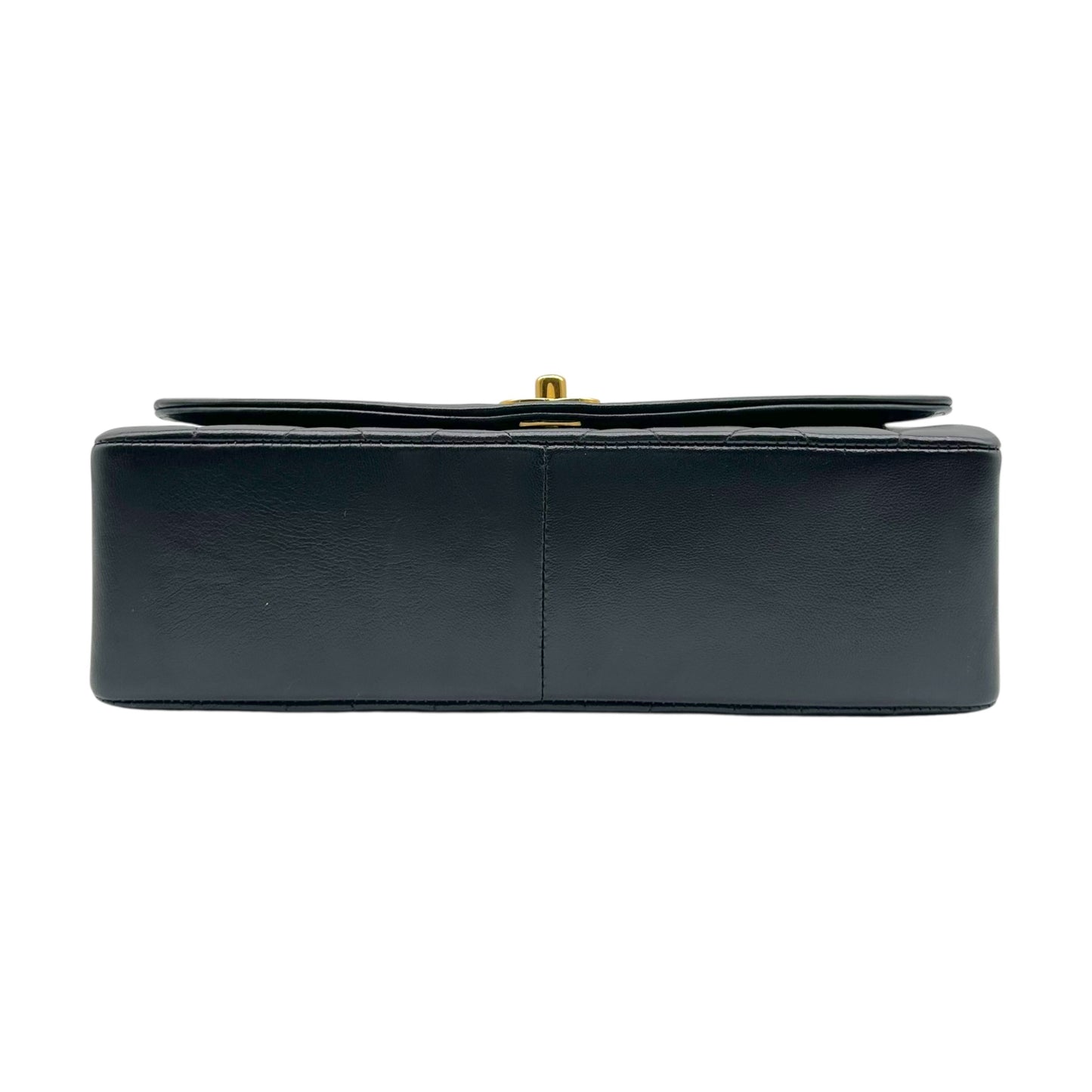 Chanel Medium Diana Bag Black Lambskin 1990s Vintage