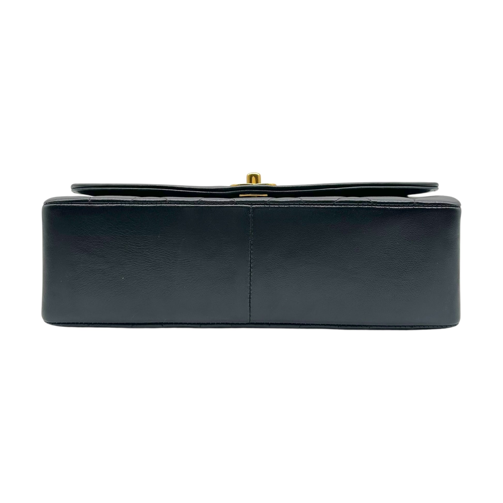 Chanel Medium Diana Bag Black Lambskin 1990s Vintage