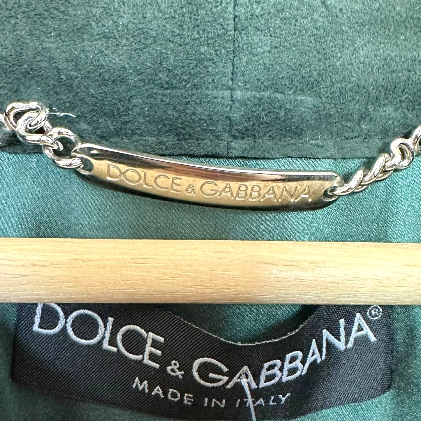 Dolce & Gabbana Multicolor Suede Patchwork Coat