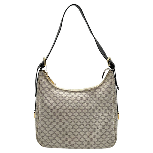 Celine White Triomphe Monogram Shoulder Bag - Outfit Repeater