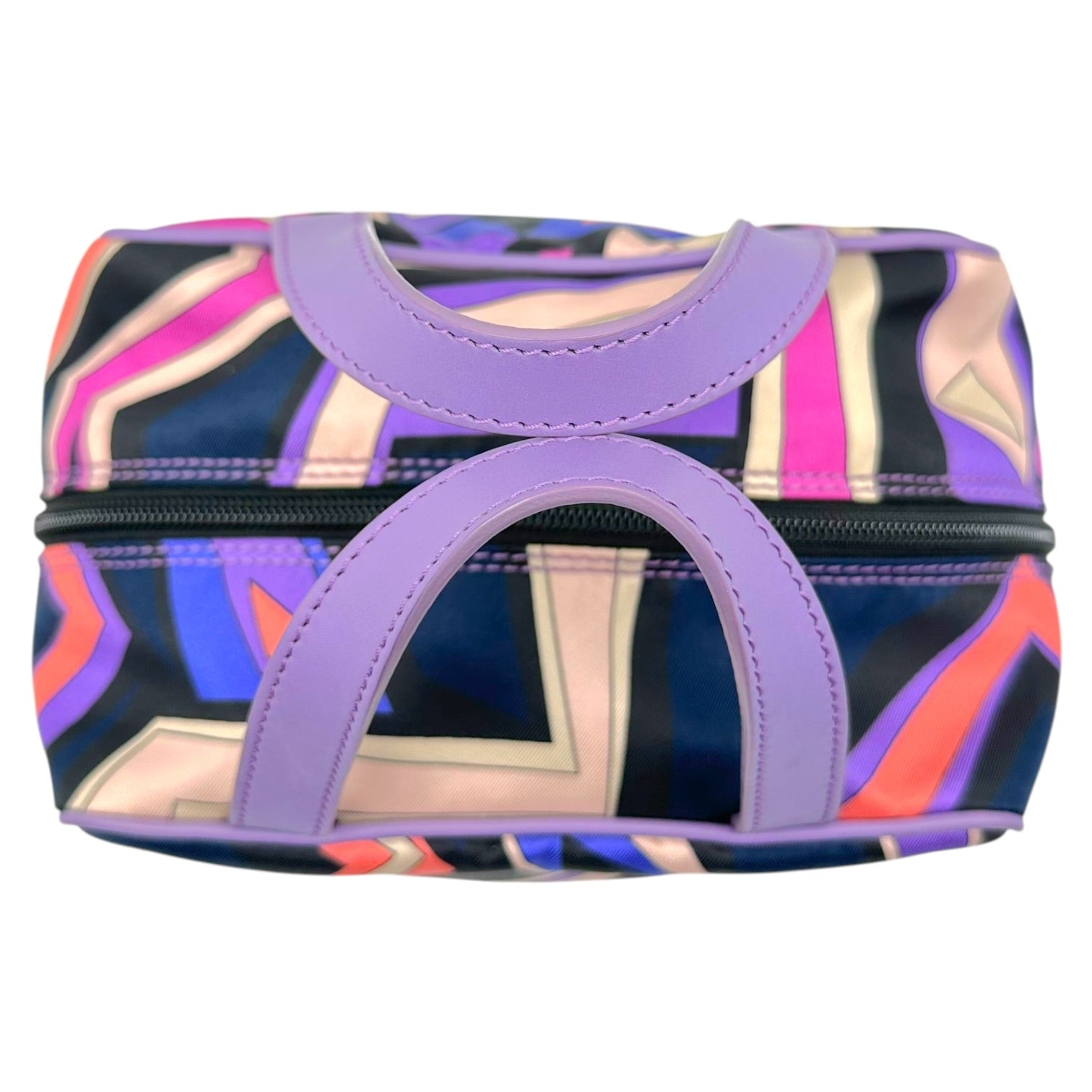 Emilio Pucci Mini Silk Pochette Bag Pink Purple Print