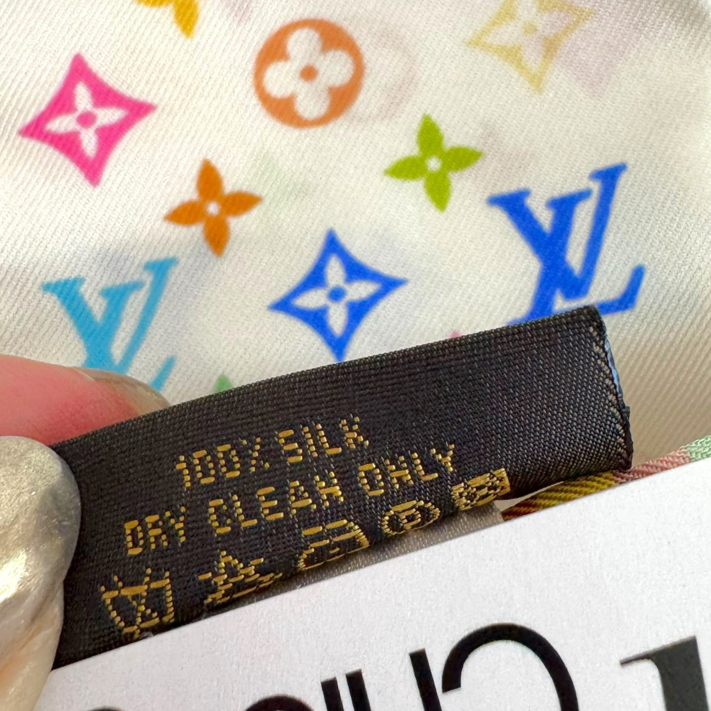 Louis Vuitton White Multicolor Murakami Monogram Twilly