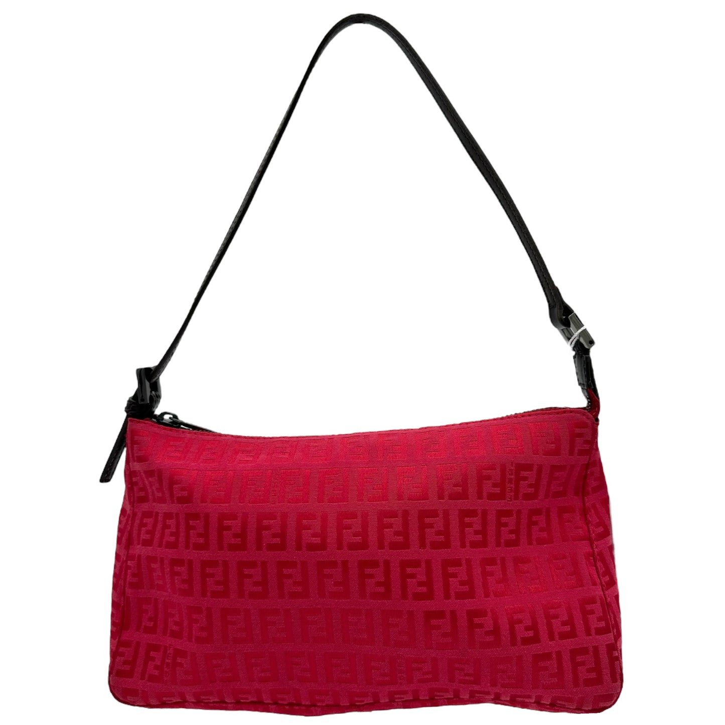 Fendi Red Zucchino Monogram Shoulder Bag - Outfit Repeater