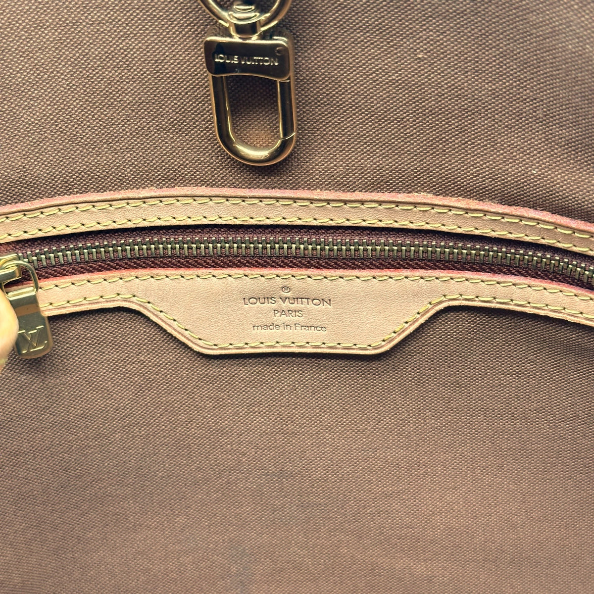 Louis Vuitton Brown Monogram Shoulder Tote Bag