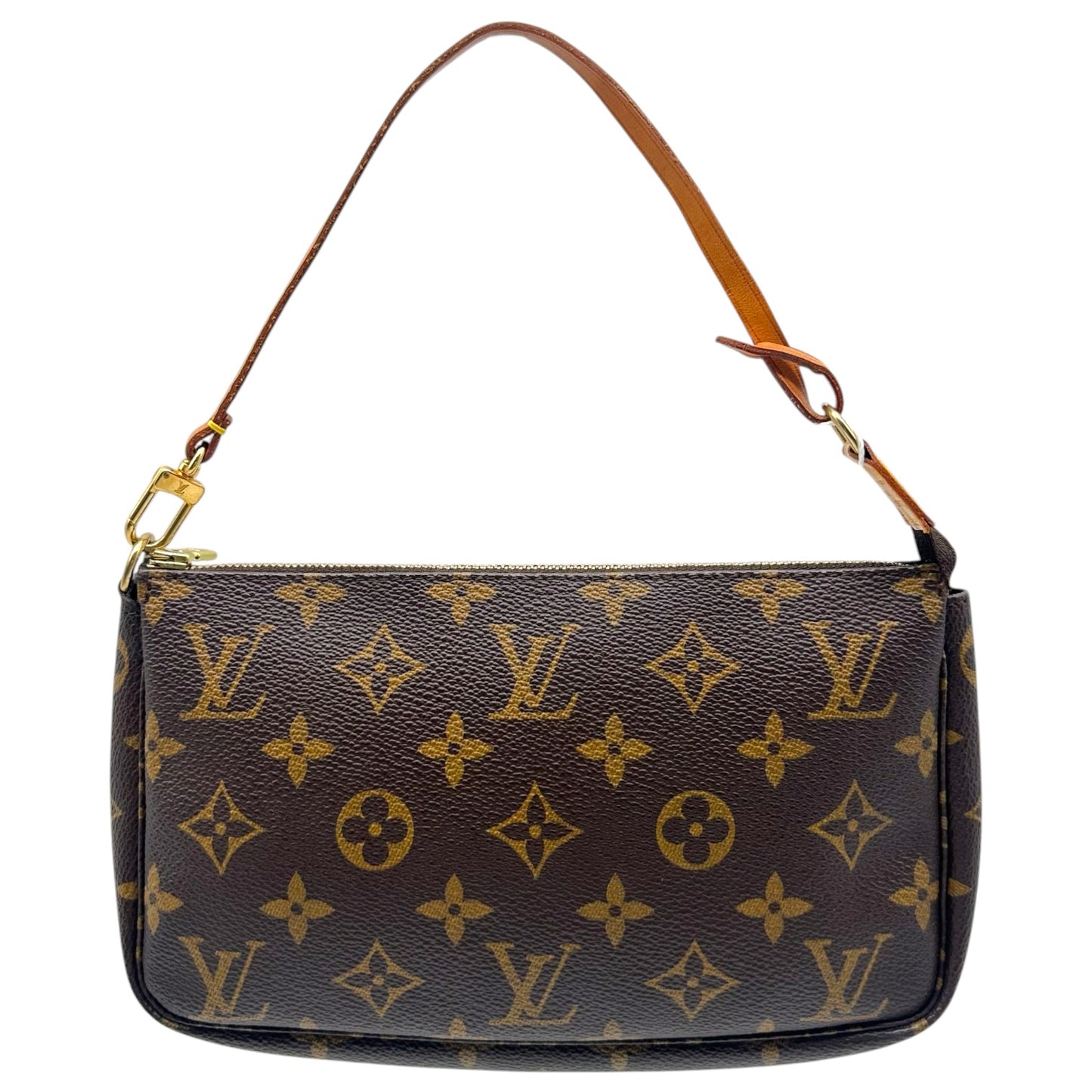 Louis Vuitton Brown Classic Monogram Pochette Bag