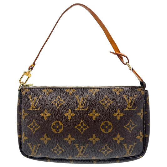 Louis Vuitton Brown Classic Monogram Pochette Bag