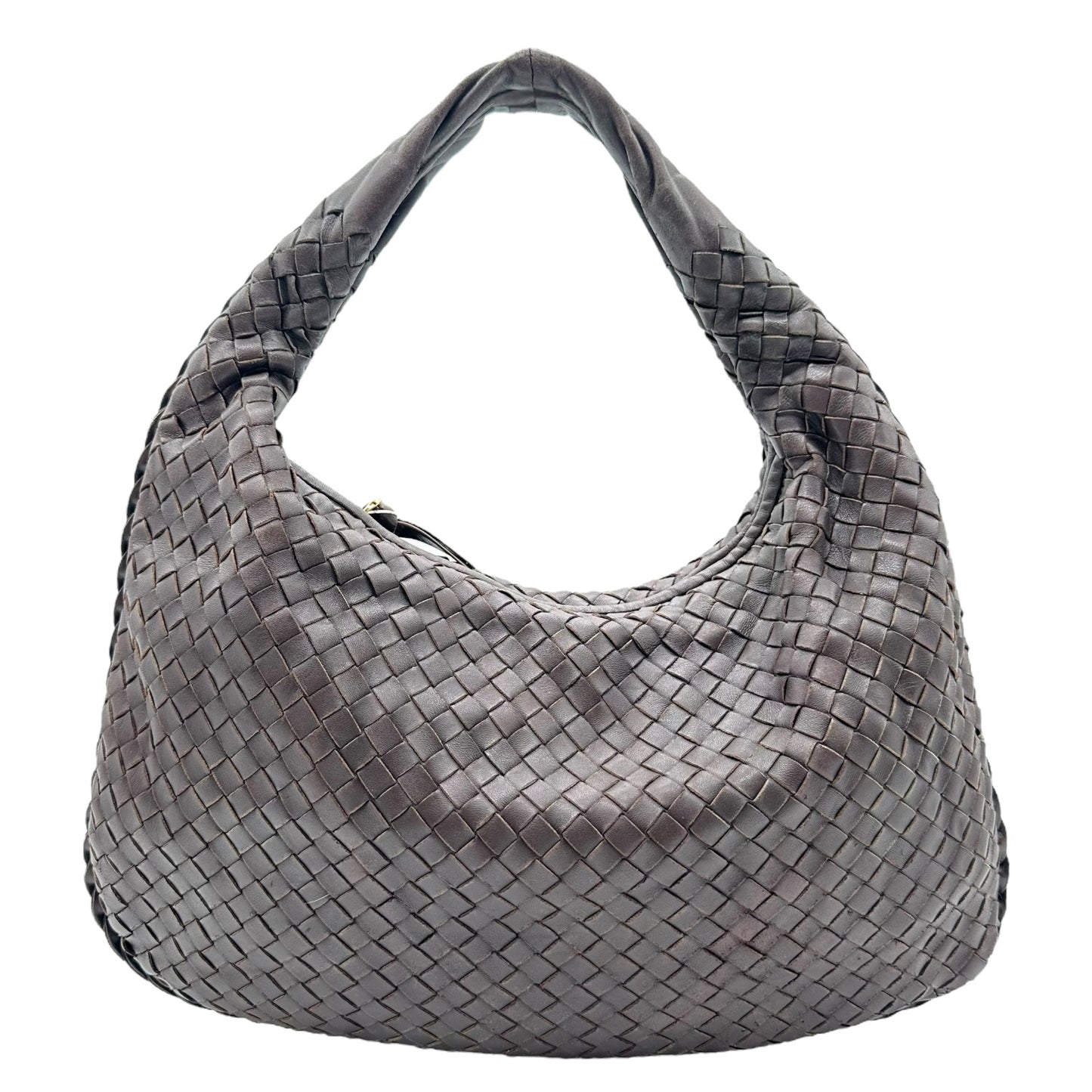 Bottega Veneta Brown Intrecciato Leather Hobo Bag
